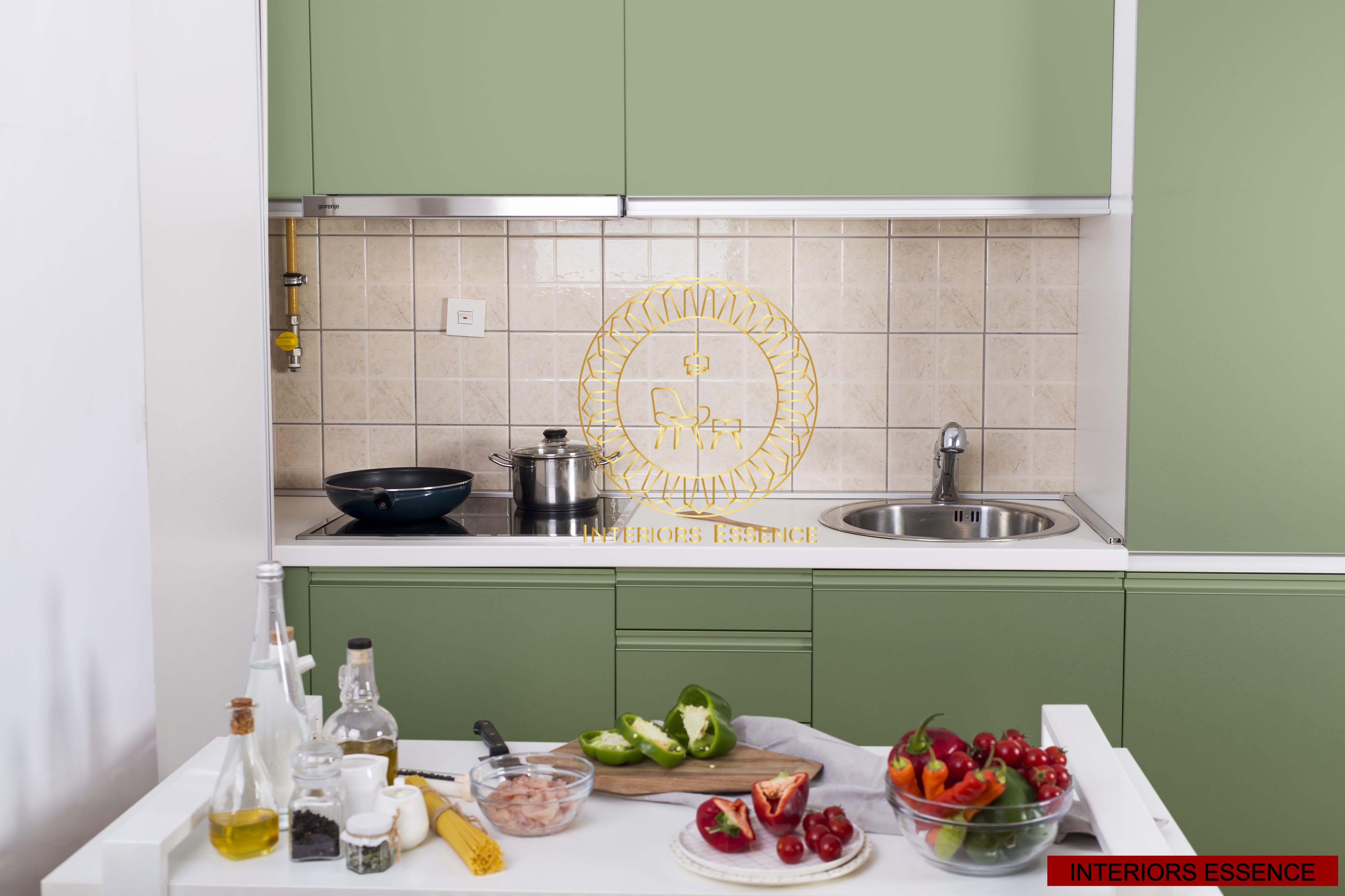 A Modern Green Kitchen - Interiors Essence, image size:5097x3398